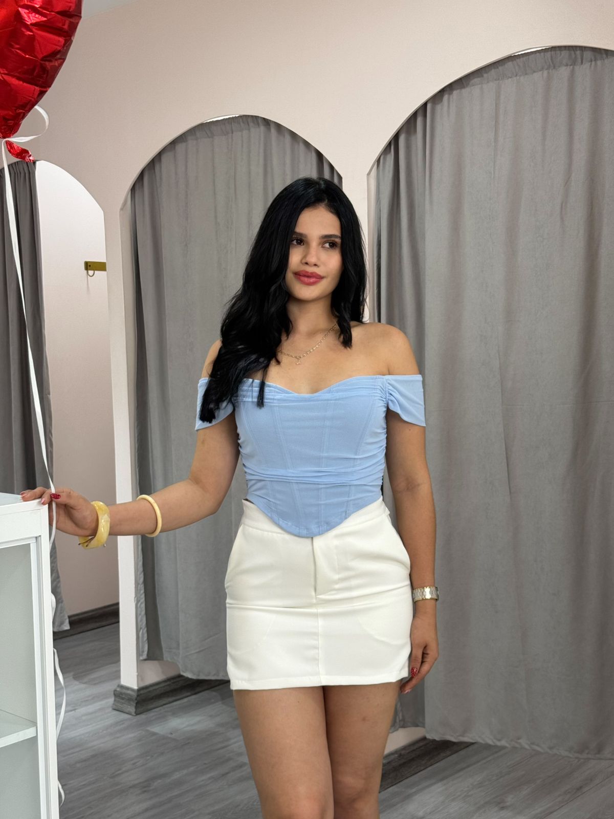 BLUSA AMELIA CELESTE
