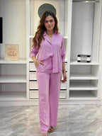 Conjunto Lino Lila