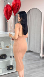 VESTIDO ALMA CAFE
