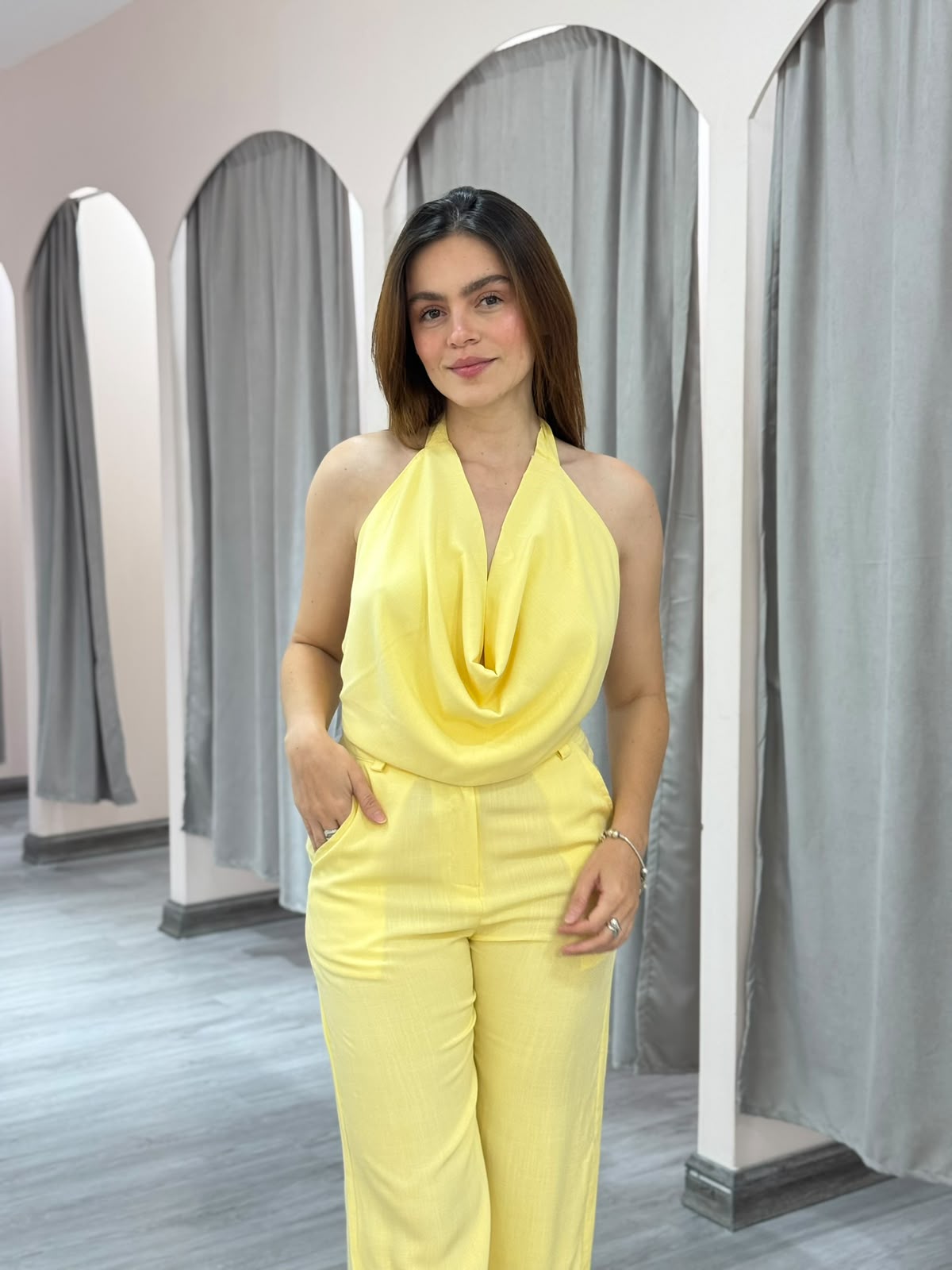 Blusa Solusum - Amarillo